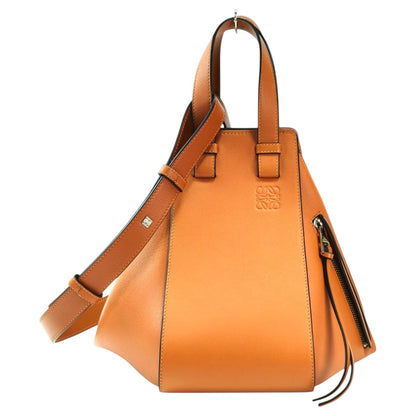 LOEWE ハンモックバッグ スモール クラシックカーフ 2way ウィメンズハンドバッグ タン 茶 管理番号：11733