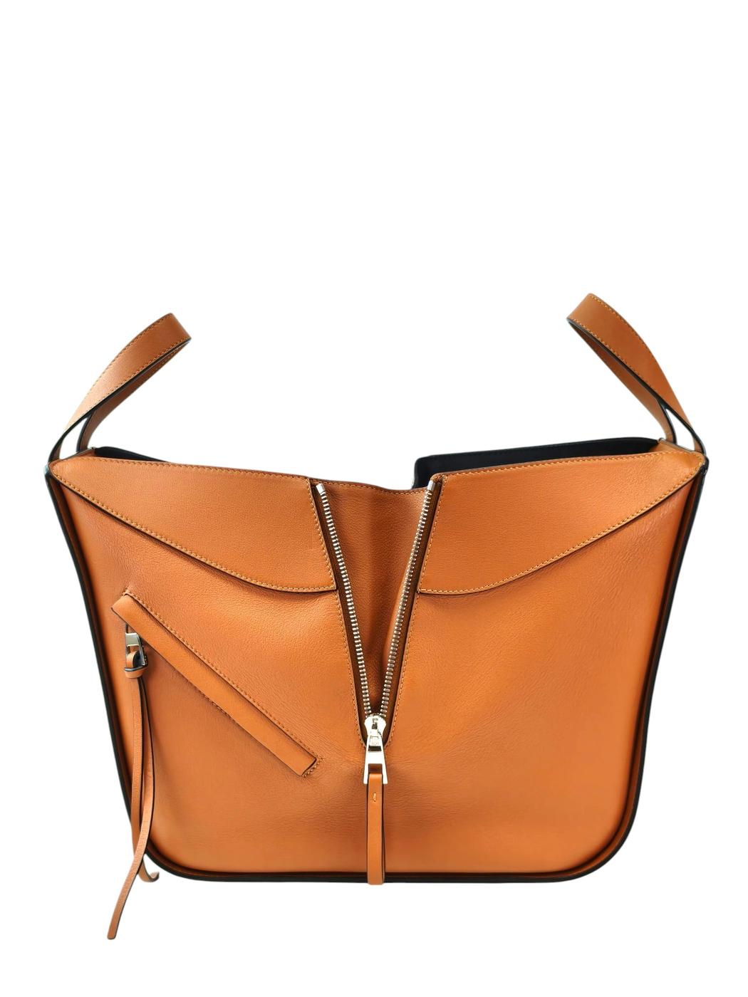 LOEWE ハンモックバッグ スモール クラシックカーフ 2way ウィメンズハンドバッグ タン 茶 管理番号：11733