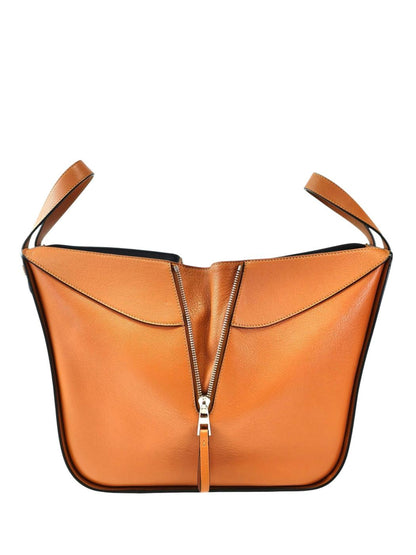 LOEWE ハンモックバッグ スモール クラシックカーフ 2way ウィメンズハンドバッグ タン 茶 管理番号：11733