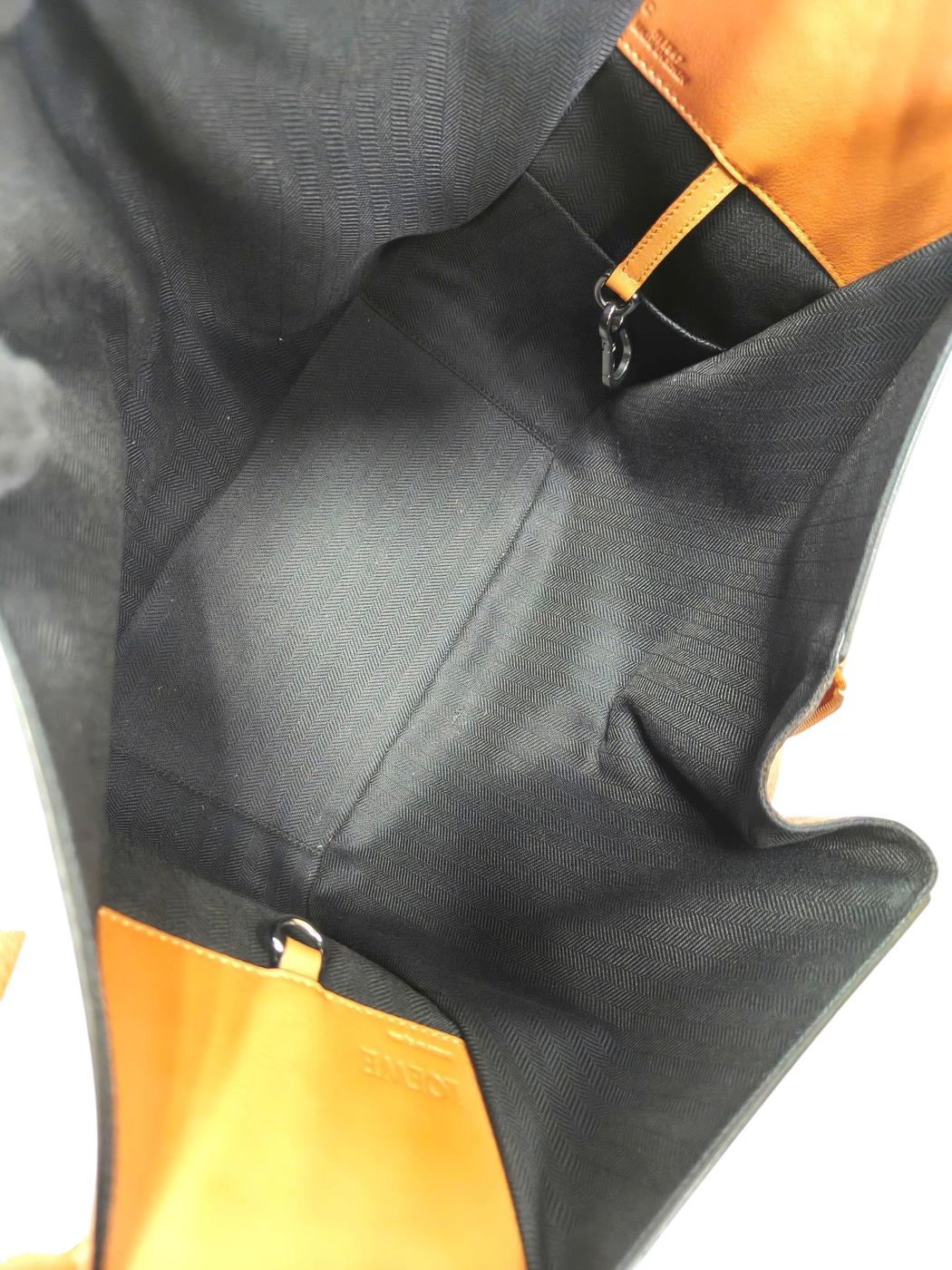 LOEWE ハンモックバッグ スモール クラシックカーフ 2way ウィメンズハンドバッグ タン 茶 管理番号：11733