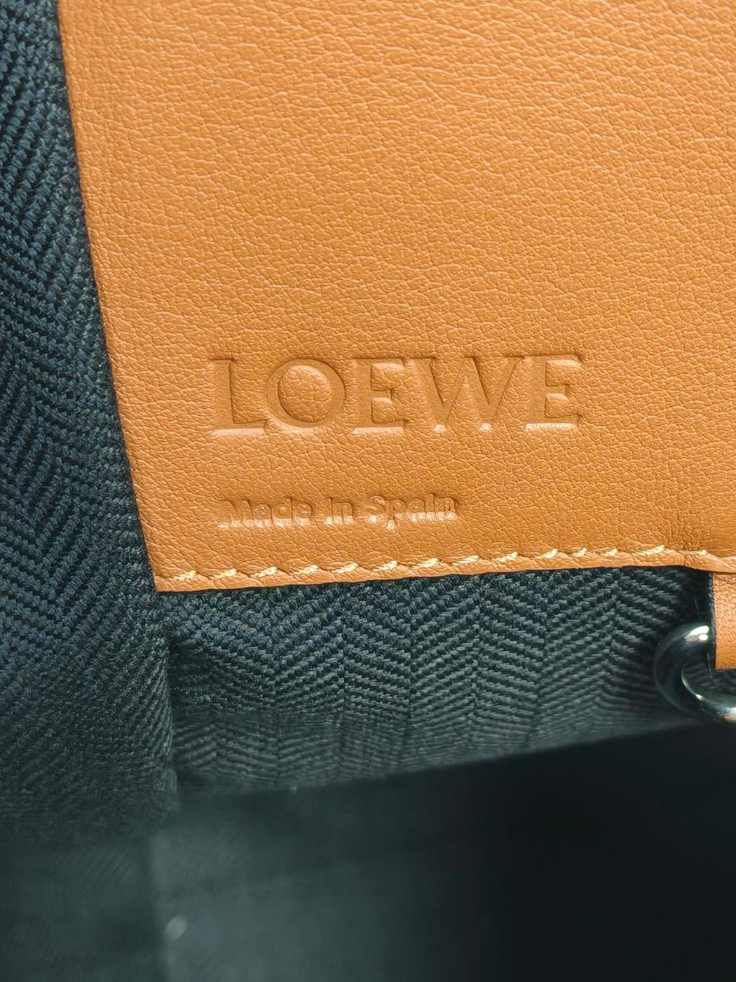 LOEWE ハンモックバッグ スモール クラシックカーフ 2way ウィメンズハンドバッグ タン 茶 管理番号：11733