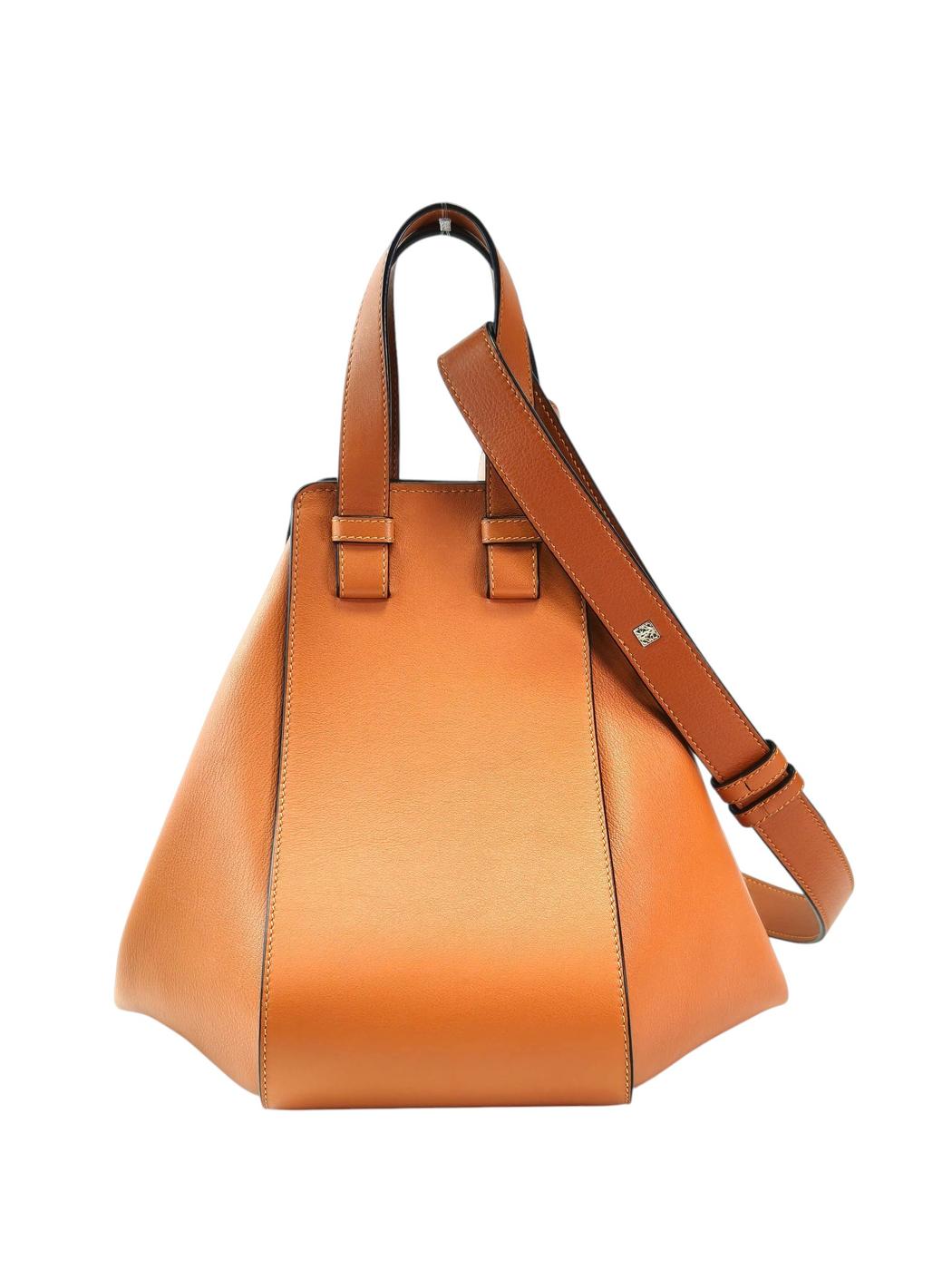 LOEWE ハンモックバッグ スモール クラシックカーフ 2way ウィメンズハンドバッグ タン 茶 管理番号：11733