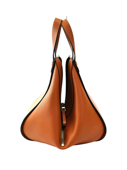 LOEWE ハンモックバッグ スモール クラシックカーフ 2way ウィメンズハンドバッグ タン 茶 管理番号：11733