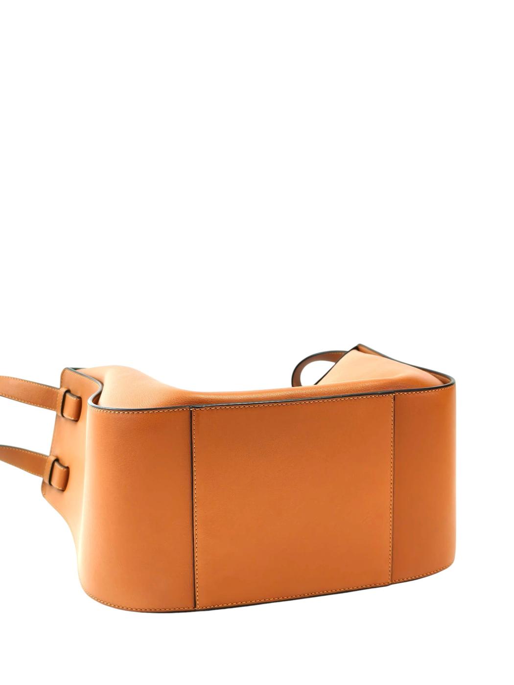 LOEWE ハンモックバッグ スモール クラシックカーフ 2way ウィメンズハンドバッグ タン 茶 管理番号：11733