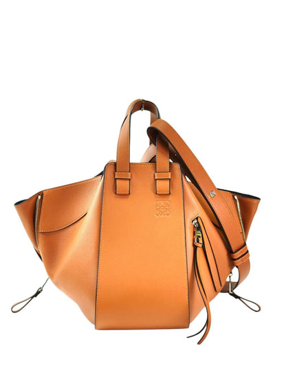 LOEWE ハンモックバッグ スモール クラシックカーフ 2way ウィメンズハンドバッグ タン 茶 管理番号：11733