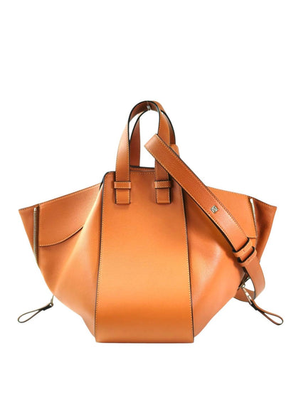 LOEWE ハンモックバッグ スモール クラシックカーフ 2way ウィメンズハンドバッグ タン 茶 管理番号：11733