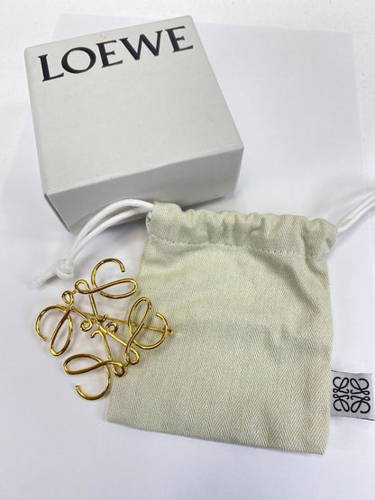 LOEWE Anagram 胸针 金色 控制编号：9546