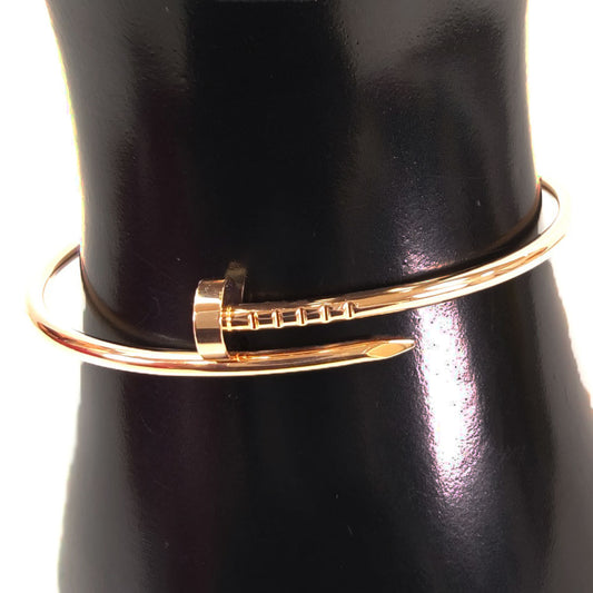 Cartier カルティエ ジュストアンクル ブレスレット #17 スモール ゴールド 管理番号：10696