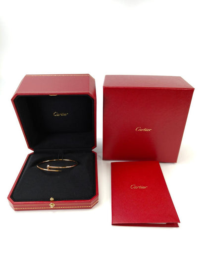 Cartier カルティエ ジュストアンクル ブレスレット #17 スモール ゴールド 管理番号：10696