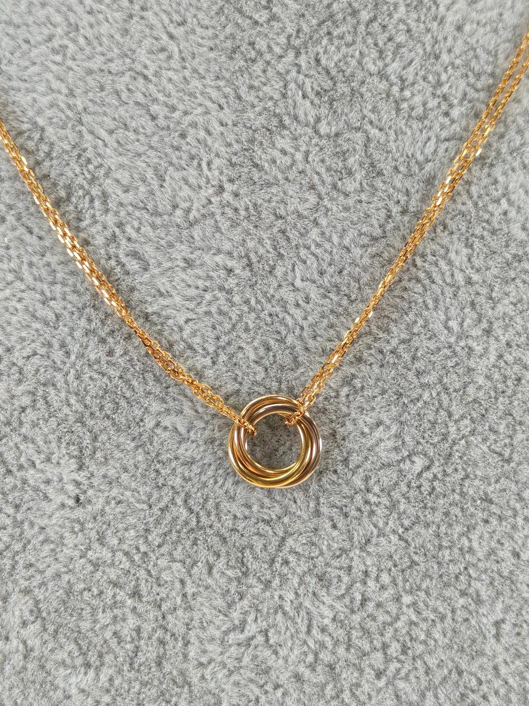Cartier 卡地亚 Sweet Trinity 项链 黄金 款号：11005