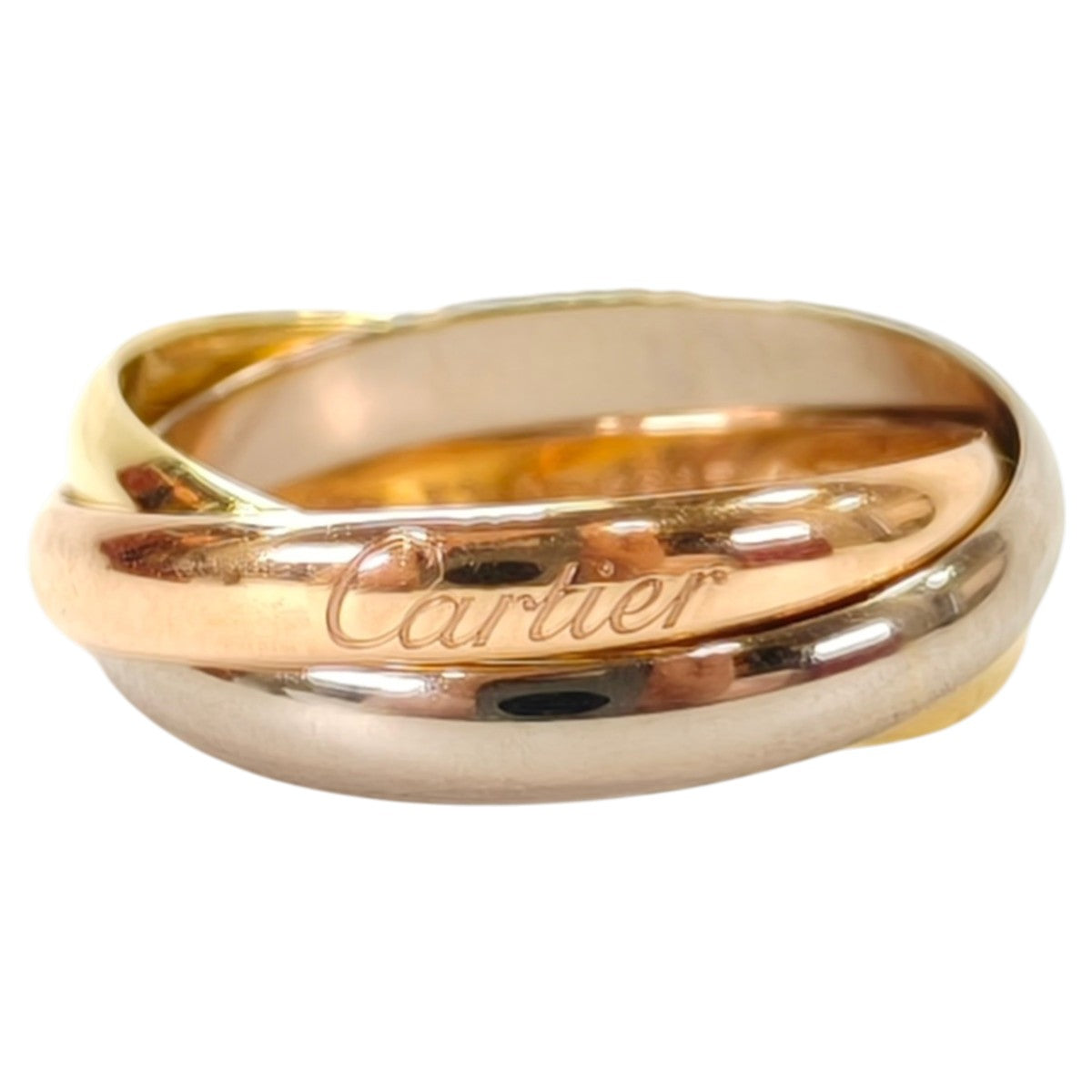 Cartier 卡地亚 Trinity 戒指 多色 13号 #52 商品编号：11086