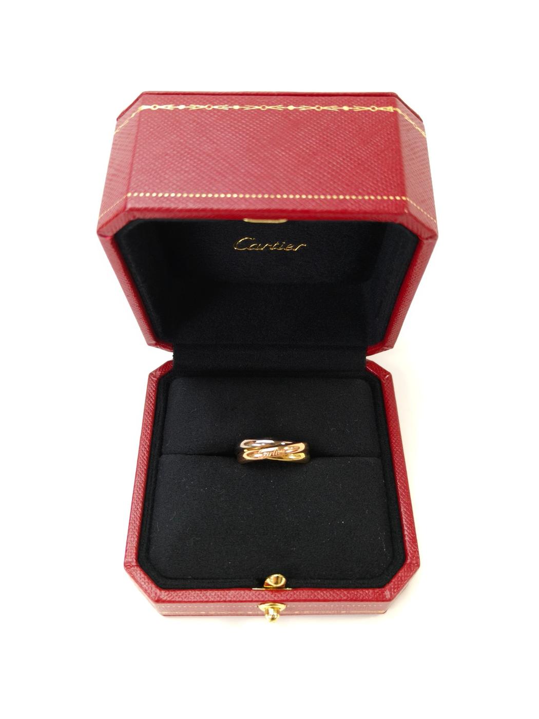 Cartier 卡地亚 Trinity 戒指 多色 13号 #52 商品编号：11086