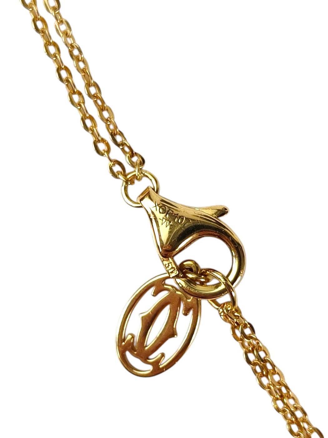 Cartier カルティエ トリニティ ネックレス ゴールド 管理番号：11235