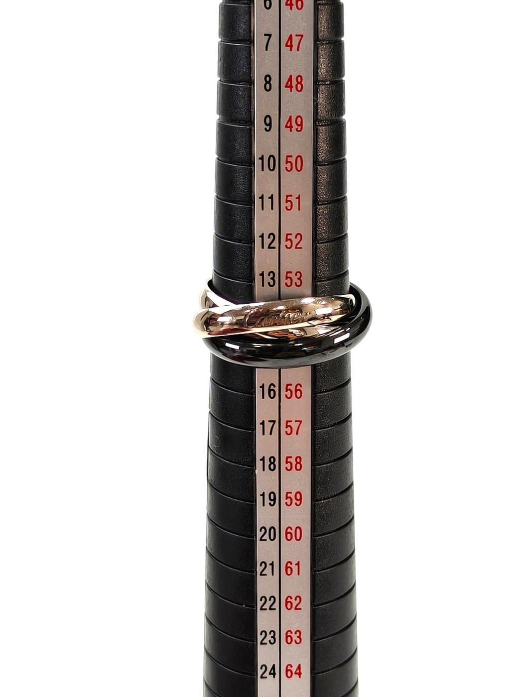 Cartier カルティエ トリニティ #54 14号 リング シルバー 管理番号：11452