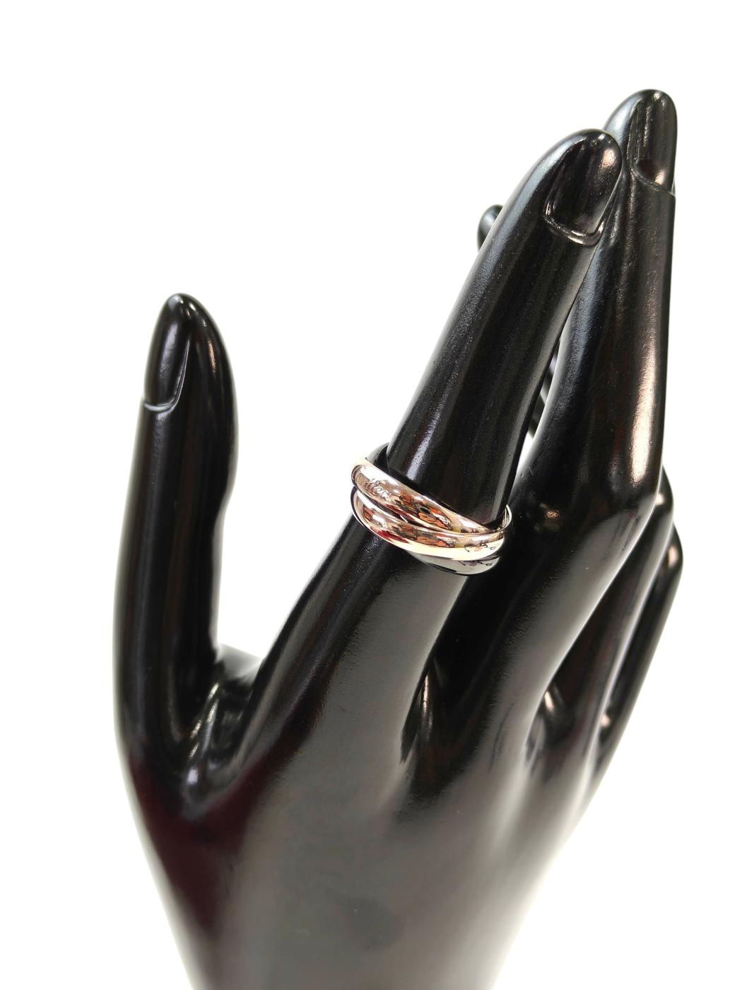 Cartier カルティエ トリニティ #54 14号 リング シルバー 管理番号：11452
