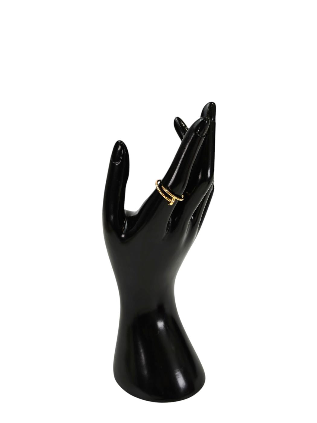 Cartier カルティエ ジュストアンクル ＃59 スモールモデルYG Au750 リング 金 管理番号：11552