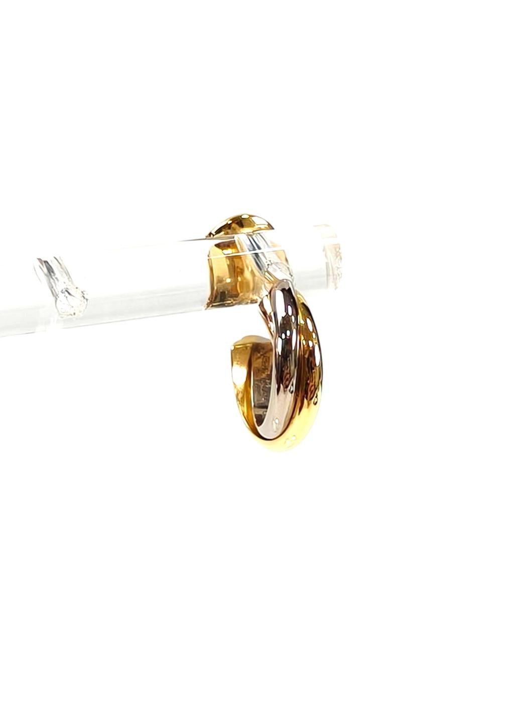 Cartier カルティエ トリニティ ピアス ゴールド 管理番号：11609