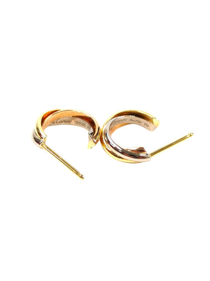 Cartier カルティエ トリニティ ピアス ゴールド 管理番号：11609