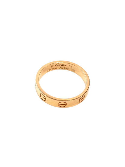 Cartier Cartier Mini Love #51 PG 18K 3.2g Ring Pink Gold Management Number: 11827
