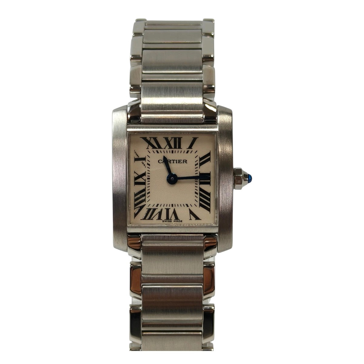 Cartier カルティエ タンクフランセーズSM W51008Q3 クォーツ腕時計 銀 管理番号：11842