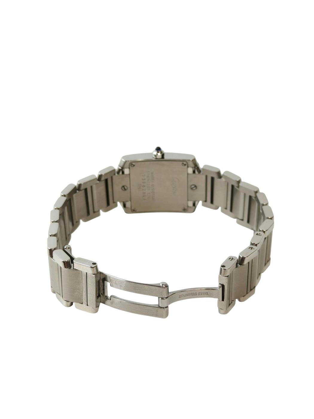 Cartier カルティエ タンクフランセーズSM W51008Q3 クォーツ腕時計 銀 管理番号：11842