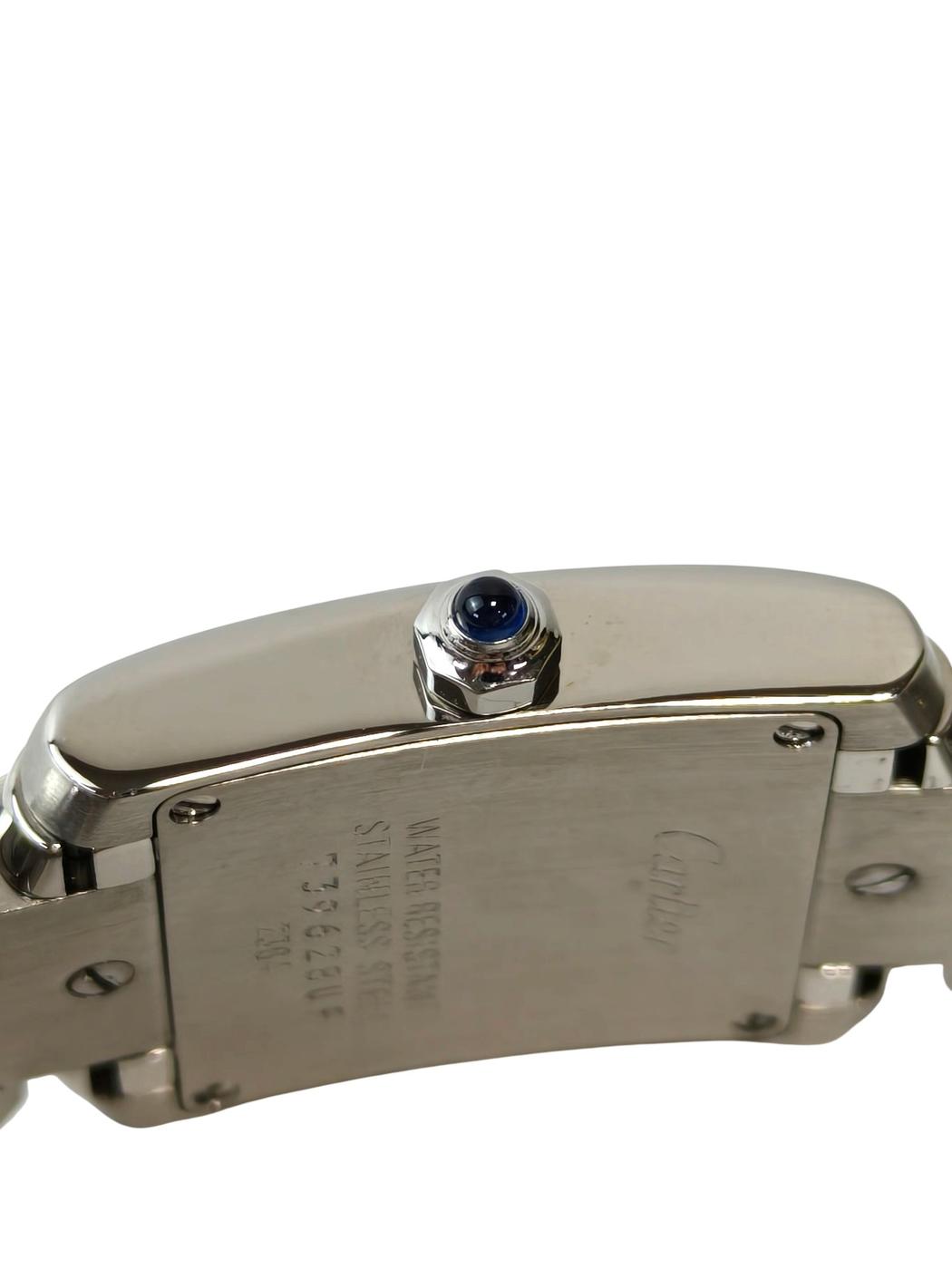 Cartier カルティエ タンクフランセーズSM W51008Q3 クォーツ腕時計 銀 管理番号：11842