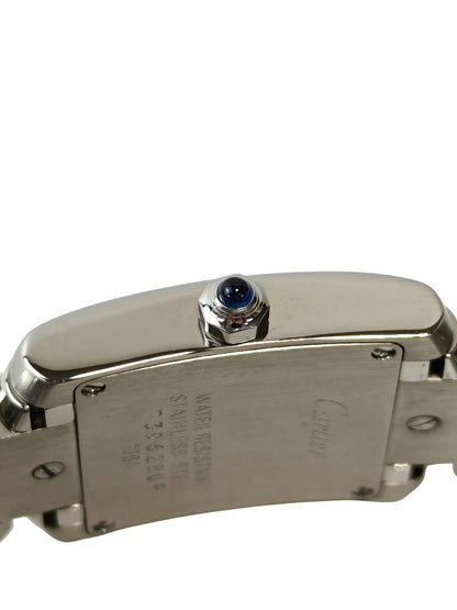 Cartier カルティエ タンクフランセーズSM W51008Q3 クォーツ腕時計 銀 管理番号：11842