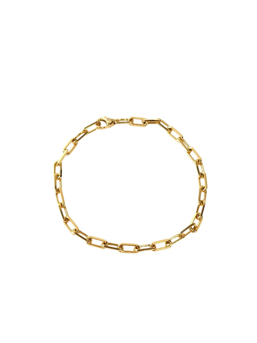 Cartier カルティエ サントス スモール YG 18K 9.2g ブレスレット 金 管理番号：11854