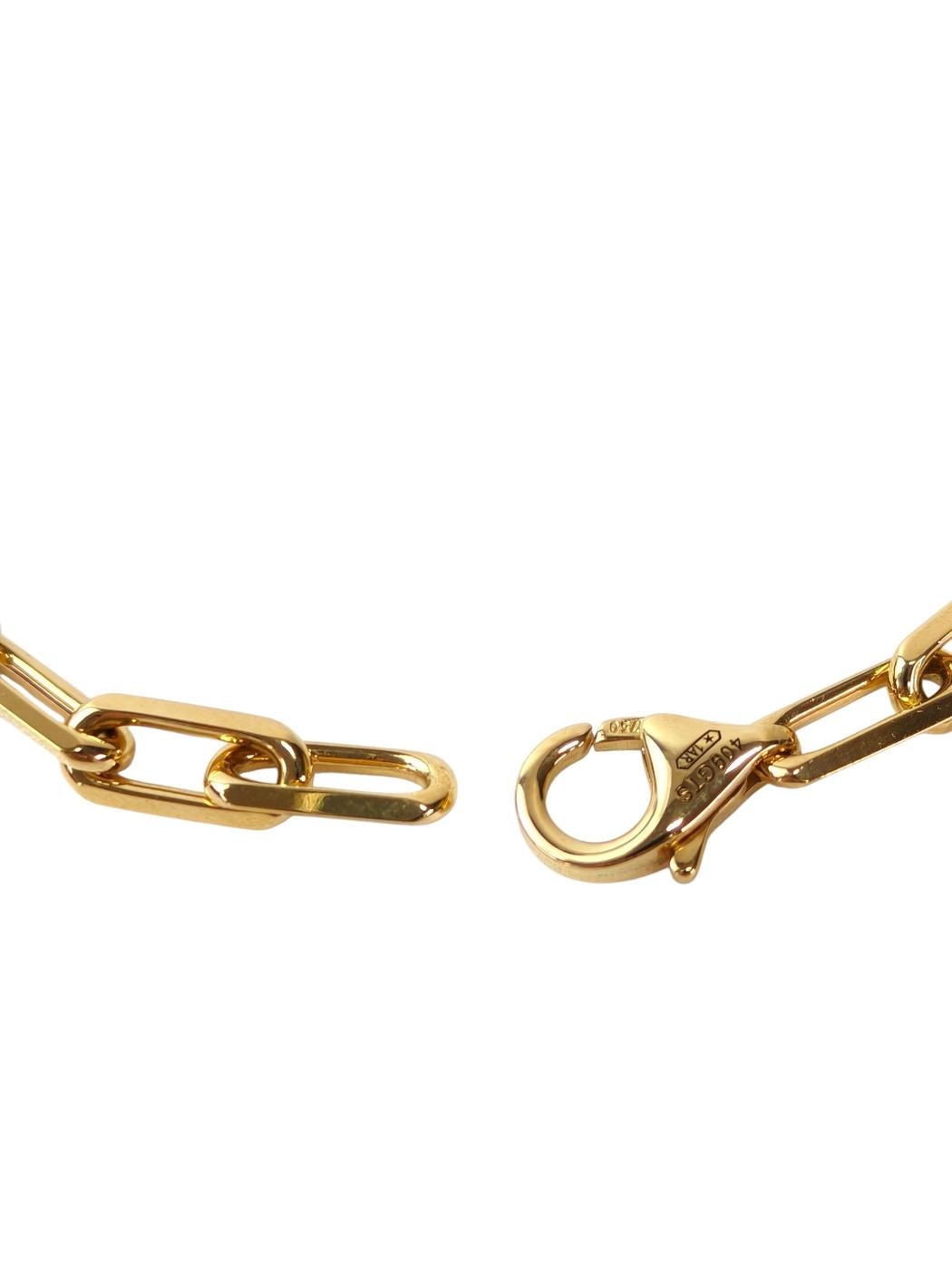 Cartier カルティエ サントス スモール YG 18K 9.2g ブレスレット 金 管理番号：11854