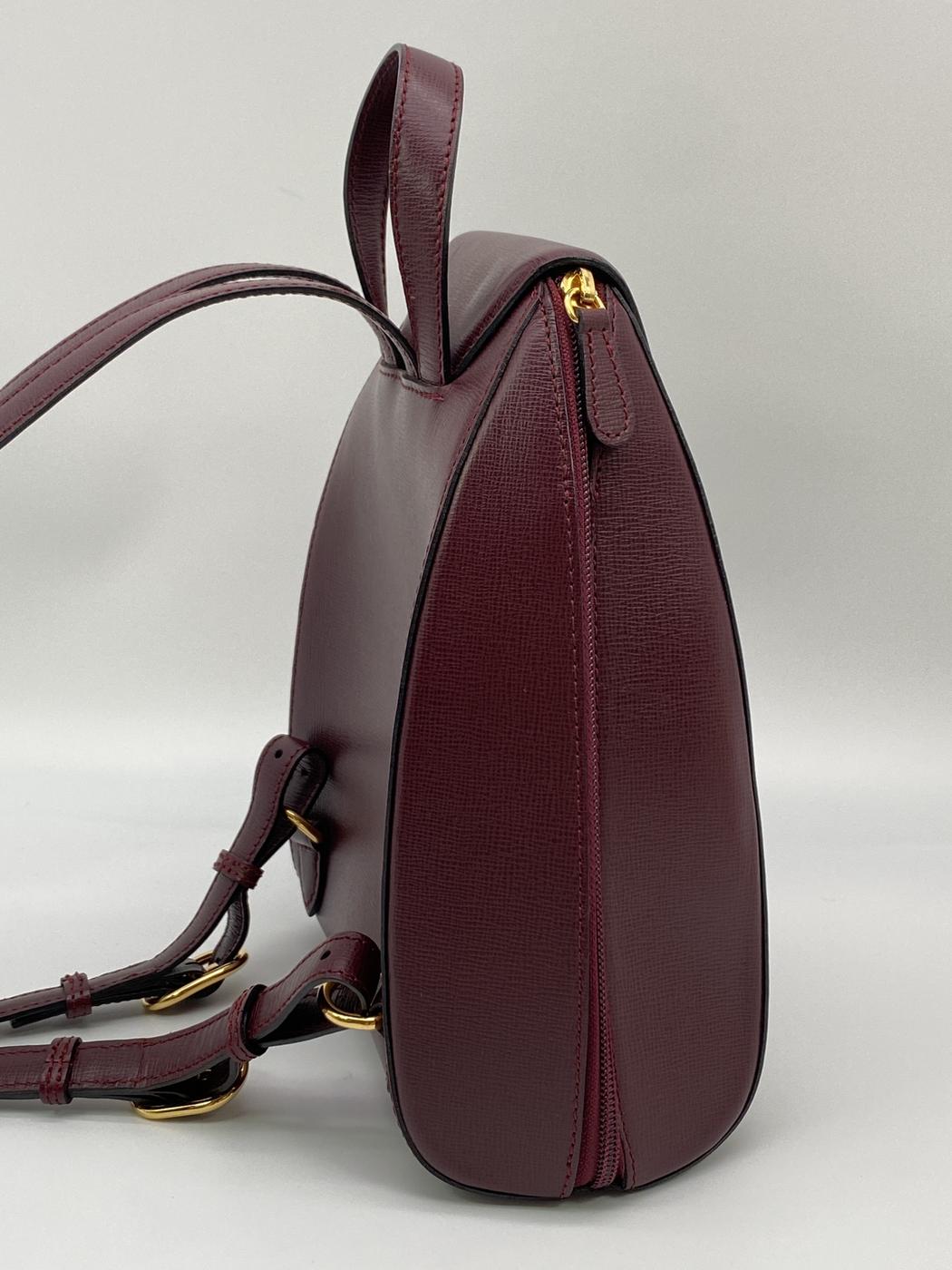 卡地亚 Must Line 双肩包，波尔多红，参考编号：8392