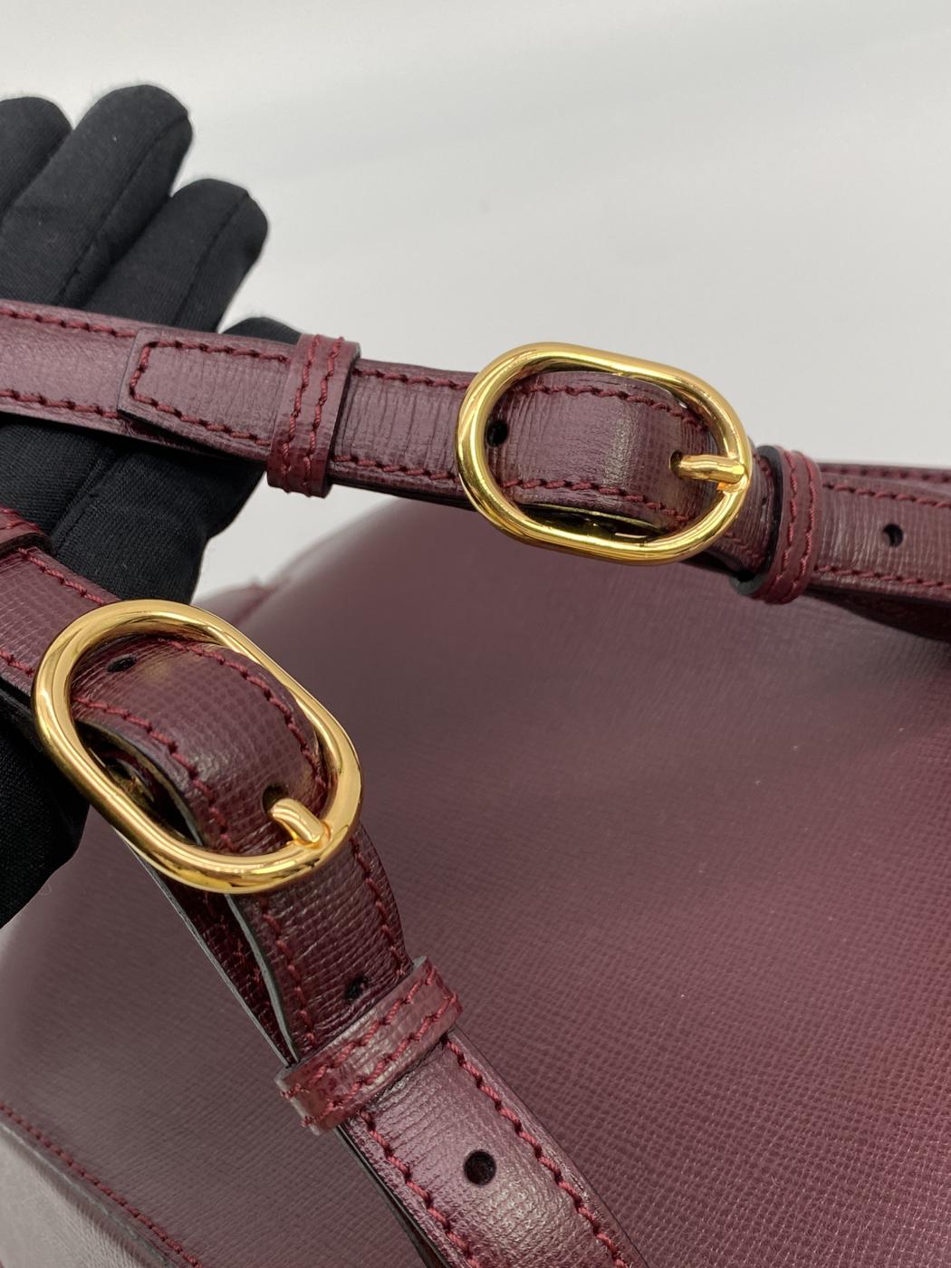 卡地亚 Must Line 双肩包，波尔多红，参考编号：8392