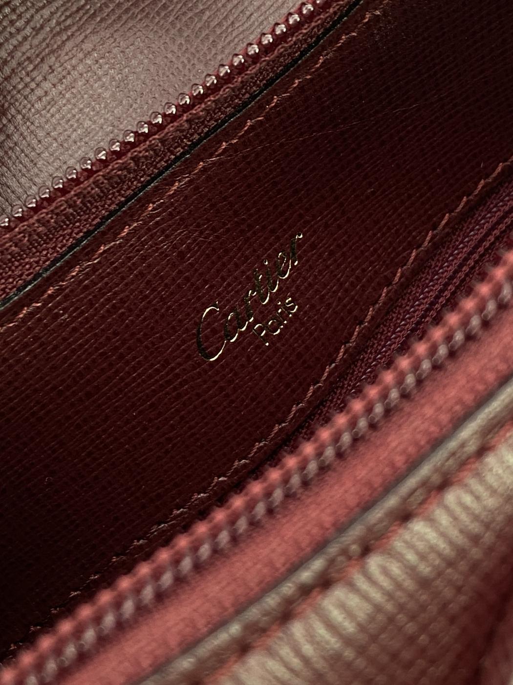 卡地亚 Must Line 双肩包，波尔多红，参考编号：8392