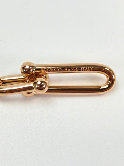 蒂芙尼 (TIFFANY &amp; Co.) Tiffany HardWear Link 吊坠项链，18K 玫瑰金材质。参考编号：10500。