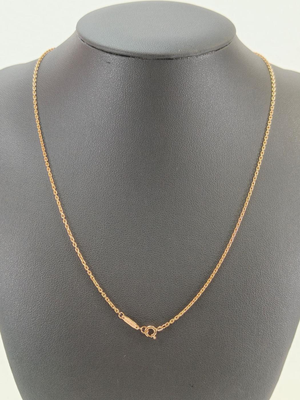 蒂芙尼 (TIFFANY &amp; Co.) Tiffany HardWear Link 吊坠项链，18K 玫瑰金材质。参考编号：10500。