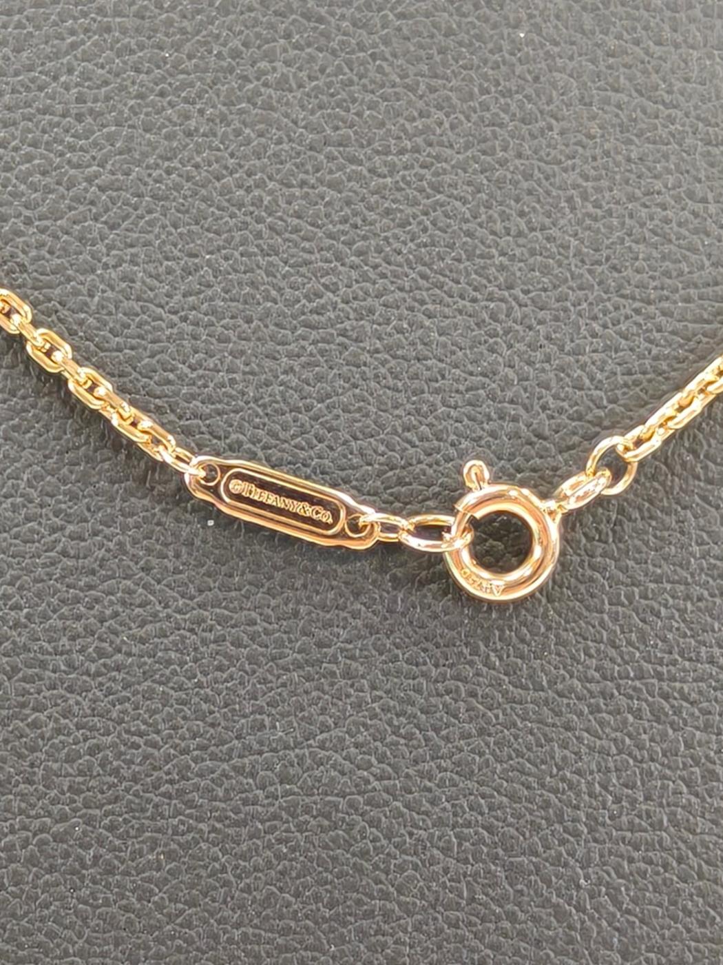 蒂芙尼 (TIFFANY &amp; Co.) Tiffany HardWear Link 吊坠项链，18K 玫瑰金材质。参考编号：10500。