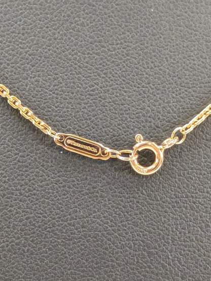 蒂芙尼 (TIFFANY &amp; Co.) Tiffany HardWear Link 吊坠项链，18K 玫瑰金材质。参考编号：10500。