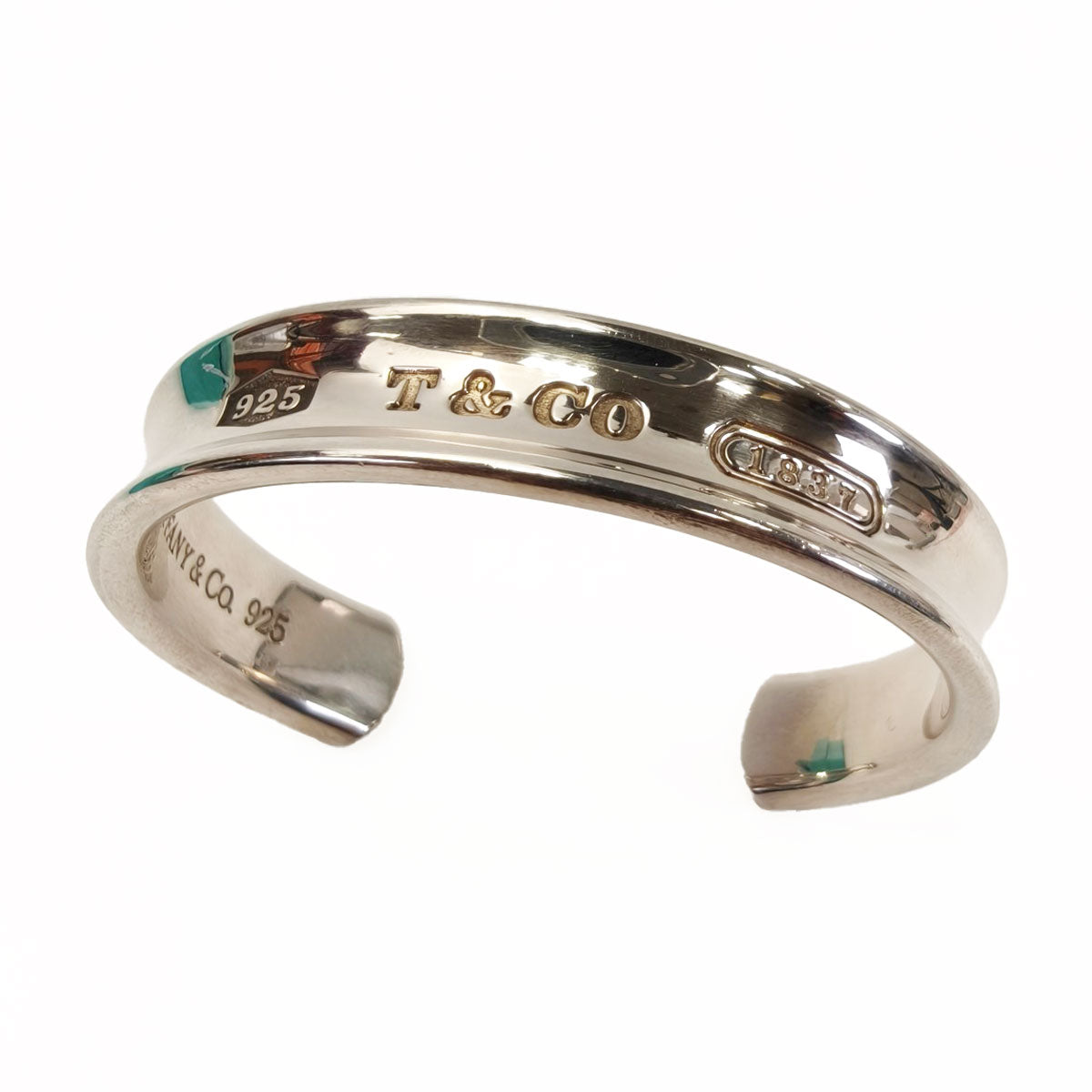 TIFFANY ティファニー 1837 ナローバングル カフブレスレット シルバー 管理番号：11177