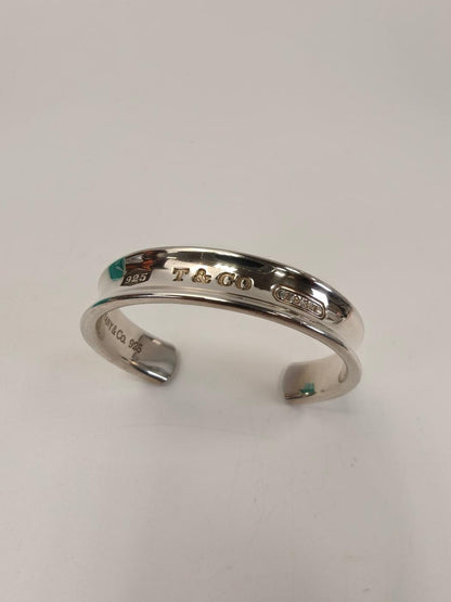 TIFFANY ティファニー 1837 ナローバングル カフブレスレット シルバー 管理番号：11177