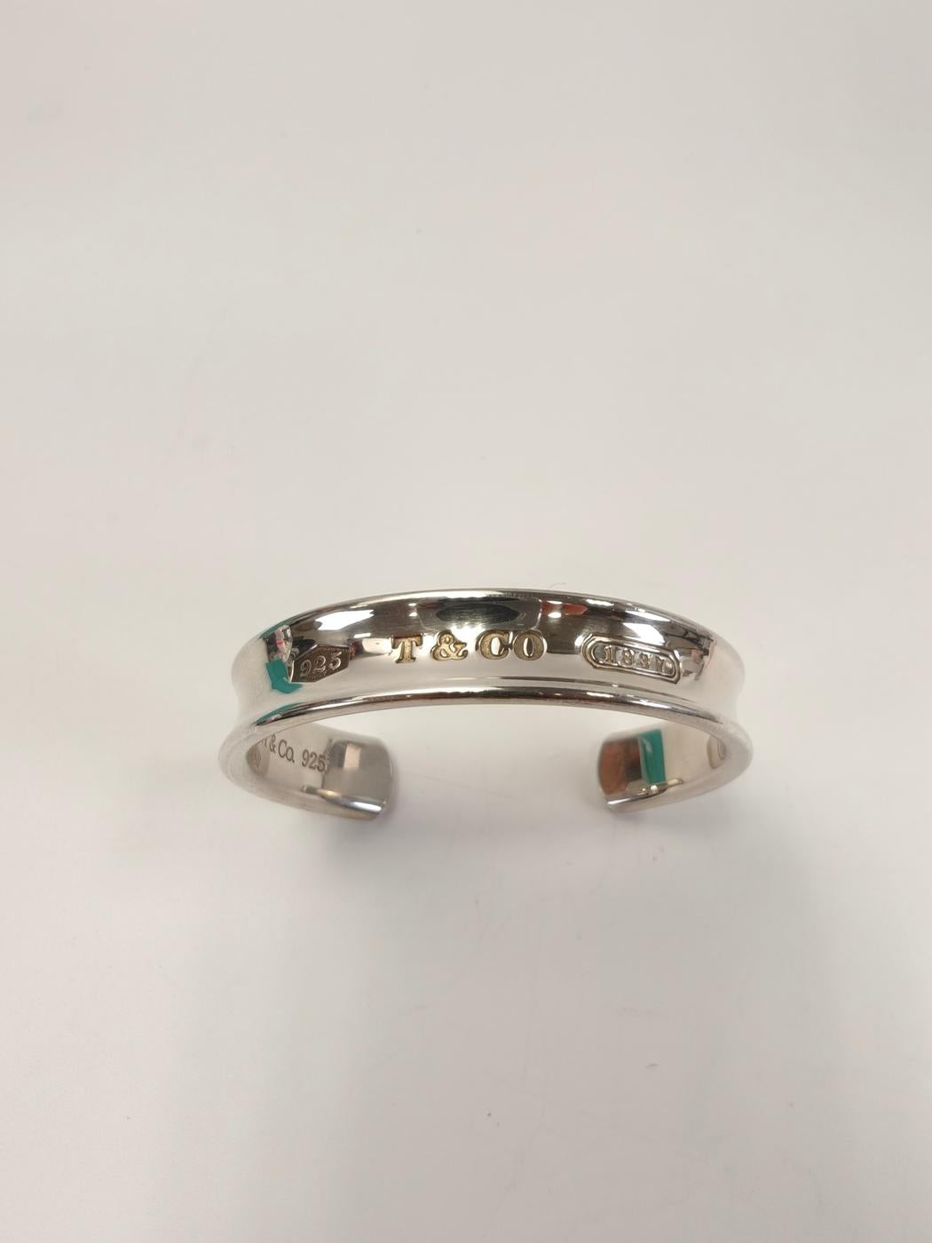 TIFFANY ティファニー 1837 ナローバングル カフブレスレット シルバー 管理番号：11177