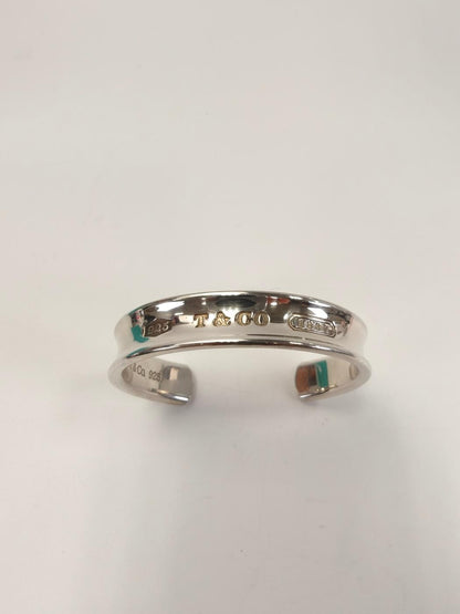 TIFFANY ティファニー 1837 ナローバングル カフブレスレット シルバー 管理番号：11177