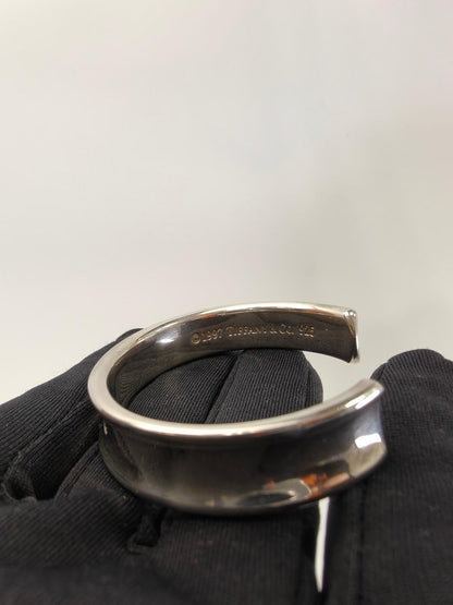 TIFFANY ティファニー 1837 ナローバングル カフブレスレット シルバー 管理番号：11177