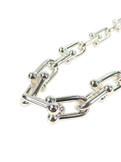 TIFFANY ティファニー ハードウェア グラジュエイテッド リンク ネックレス シルバー 管理番号：11307