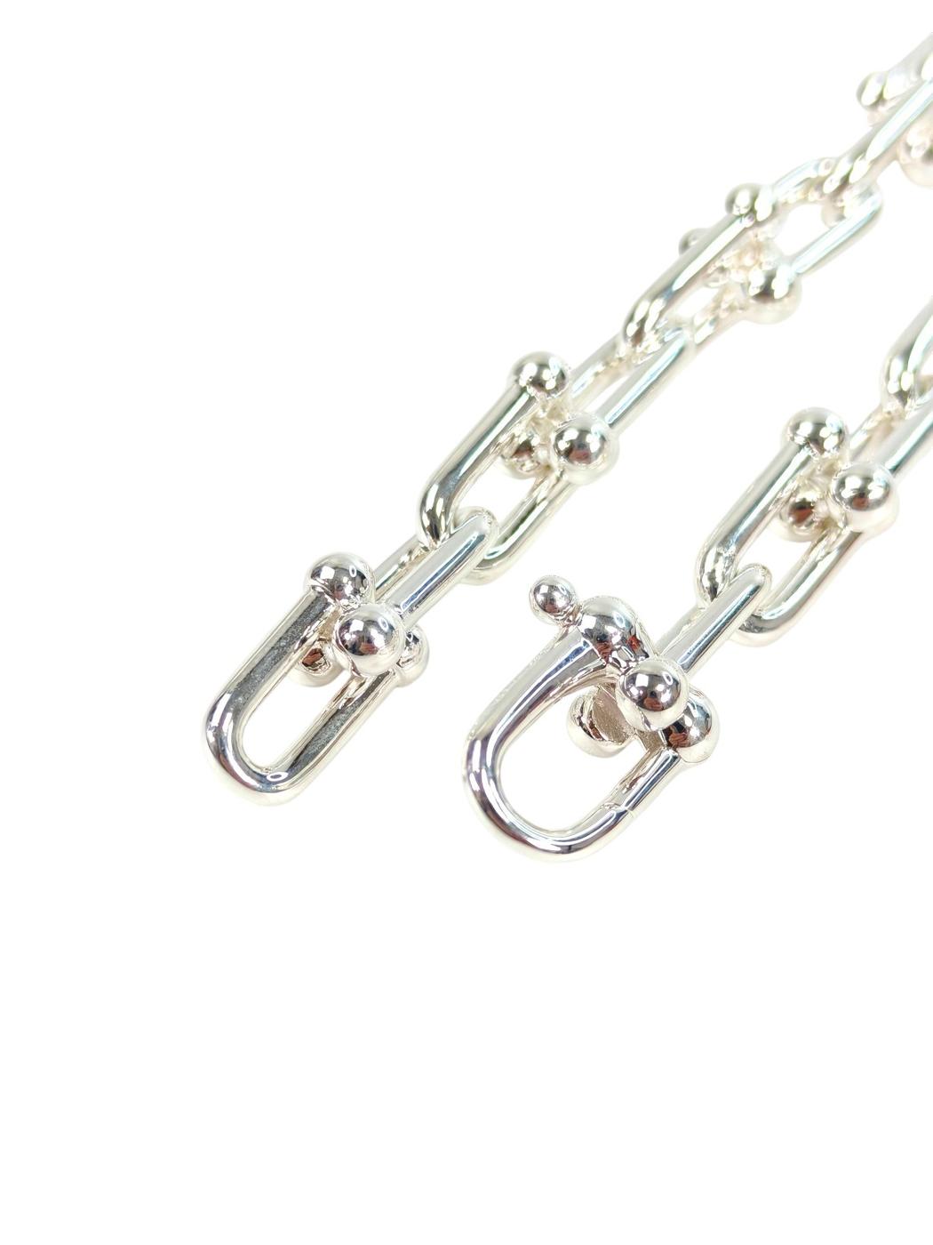 TIFFANY ティファニー ハードウェア グラジュエイテッド リンク ネックレス シルバー 管理番号：11307