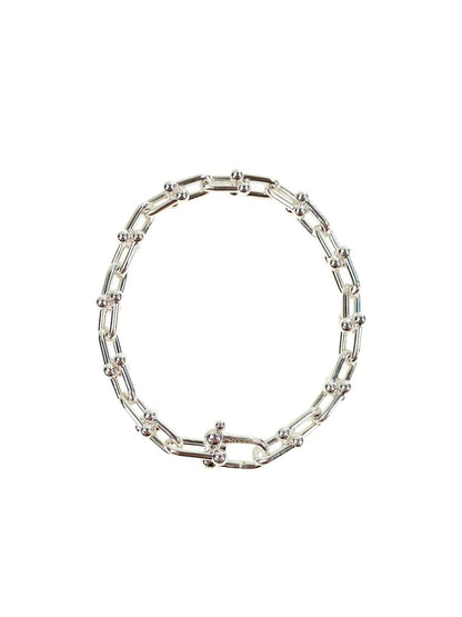 TIFFANY ティファニー ハードウェア スモールリンク ブレスレット シルバー  管理番号：11308