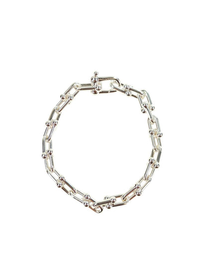 TIFFANY ティファニー ハードウェア スモールリンク ブレスレット シルバー  管理番号：11308