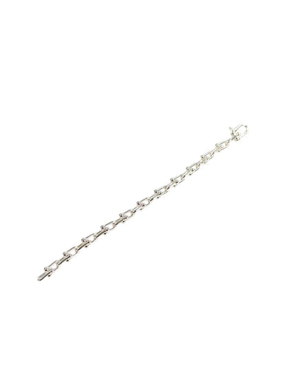 TIFFANY ティファニー ハードウェア スモールリンク ブレスレット シルバー  管理番号：11308