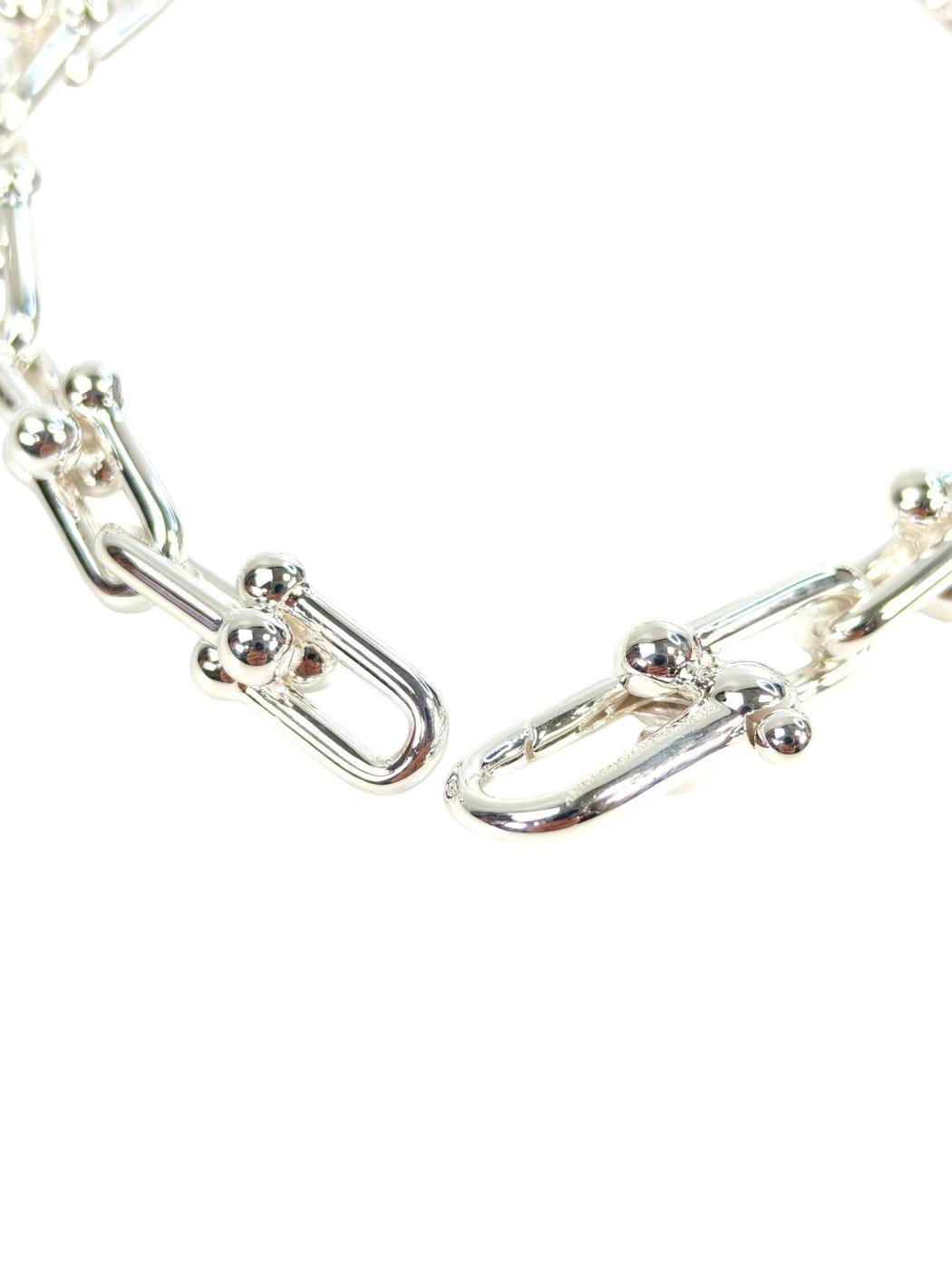TIFFANY ティファニー ハードウェア スモールリンク ブレスレット シルバー  管理番号：11308
