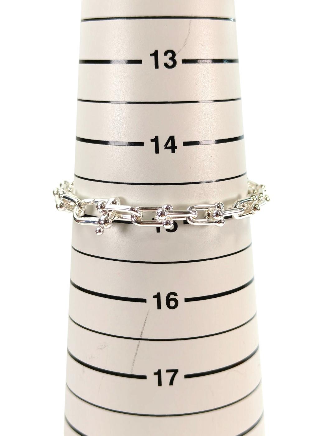 TIFFANY ティファニー ハードウェア スモールリンク ブレスレット シルバー  管理番号：11308