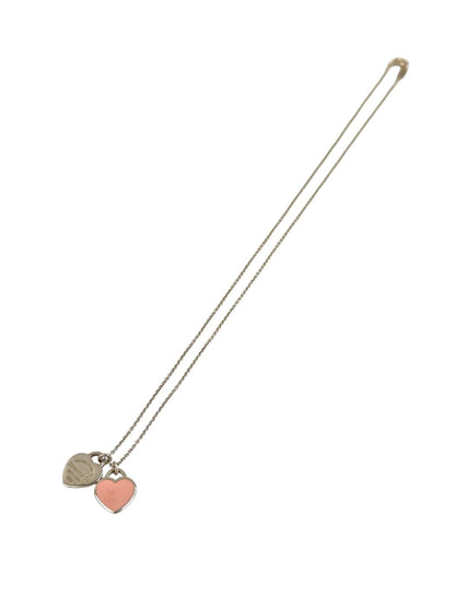 TIFFANY ティファニー リターントゥ ダブル ハート ネックレス ピンク×シルバー 管理番号：11337