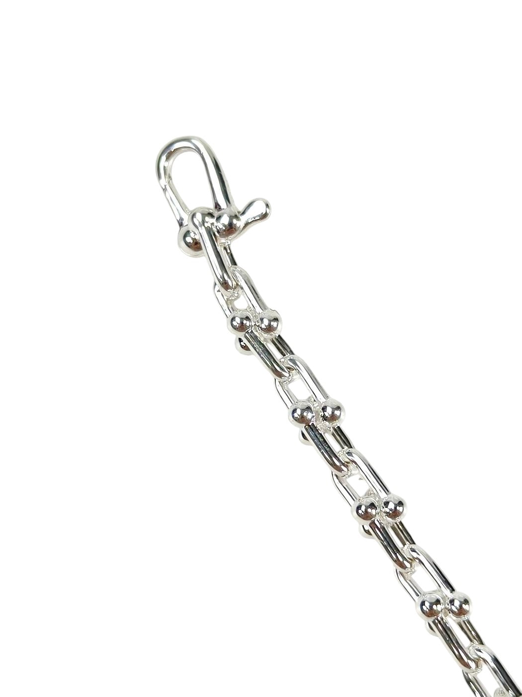 Tiffany ティファニー ハードウェア マイクロリンク ブレスレット シルバー 管理番号：11390